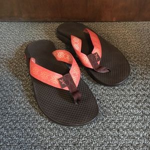 Chaco EcoTread Flip Flops - Zulu Orange - sz 6